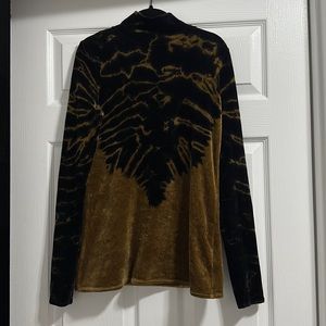 Proenza Schouler Velvet Turtle Neck Long Sleeve Top - Size M